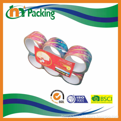 Water Based Acrylic Adhesive Super Crystal Clear Packing Tape